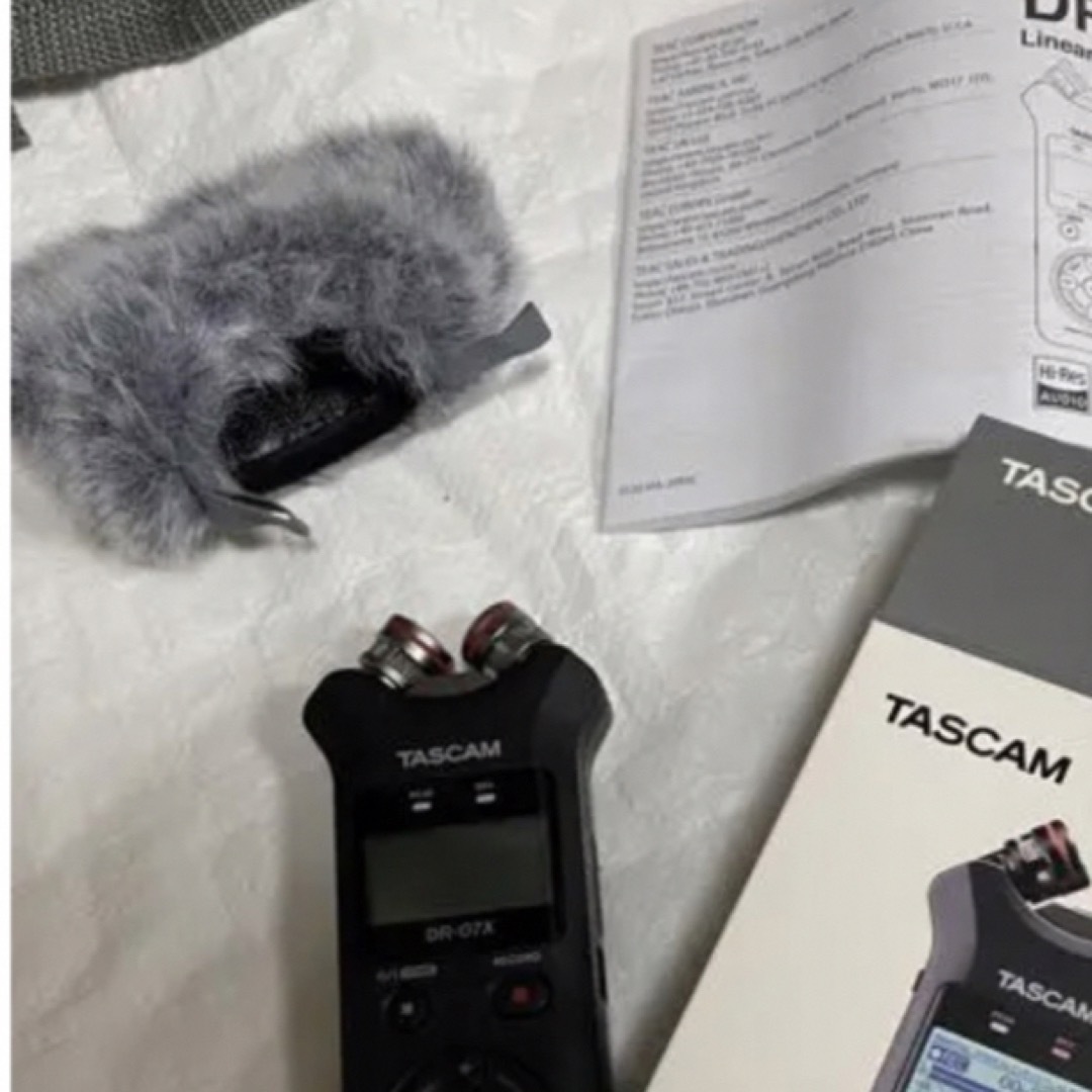 TESCOM(テスコム)のTASCAM DR-07X 風切りセット 楽器のレコーディング/PA機器(マイク)の商品写真