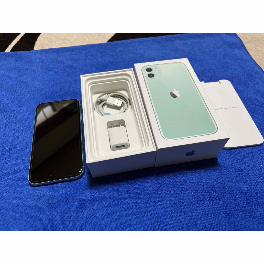 Apple iPhone11 64GB グリーン SIMフリー SIMロック解除-