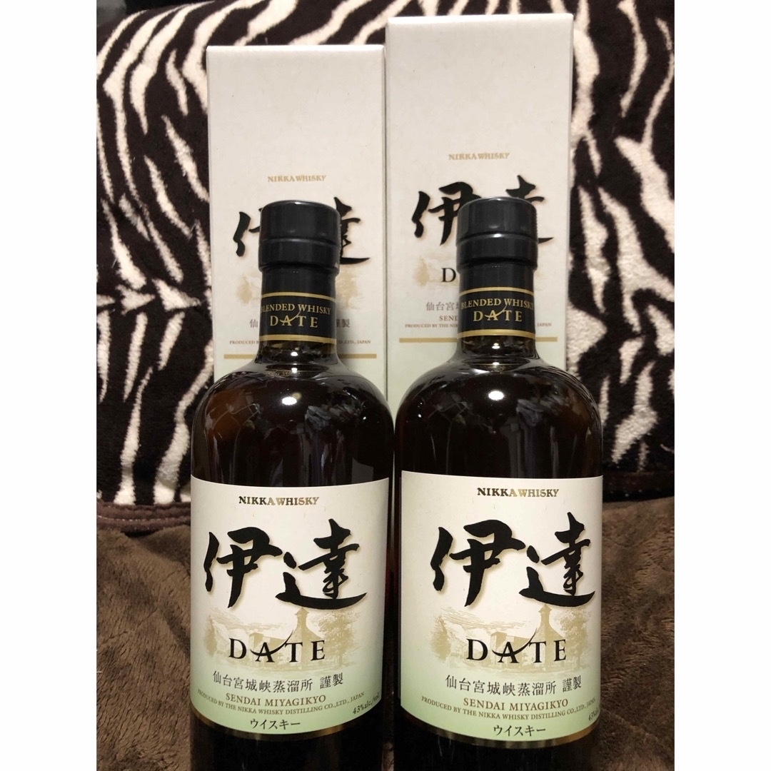 ニッカ ウイスキー 伊達 700ml 【宮城県限定販売】2本セット - ウイスキー