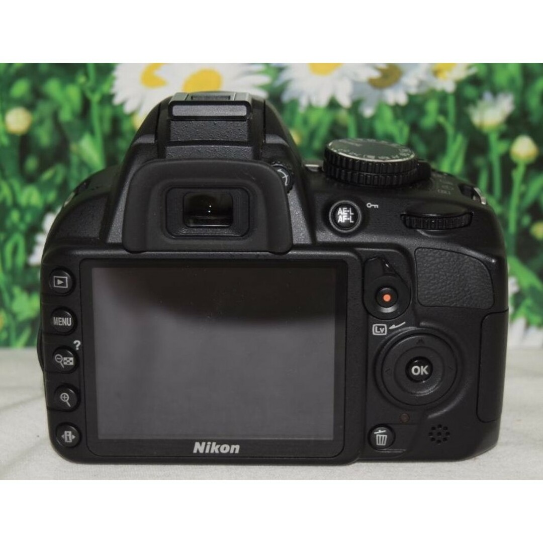 Nikon - 【美品】Nikon D3100 ダブルズームキット❤スマホへ転送可能