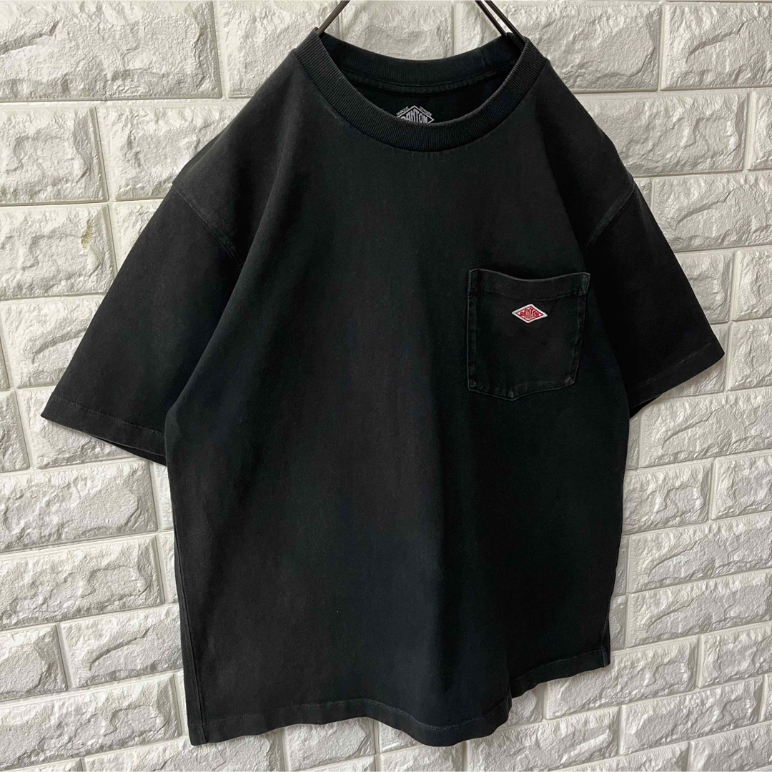 【DANTON】ダントン S/S Tee ポケット ポケT ワンポイントロゴ