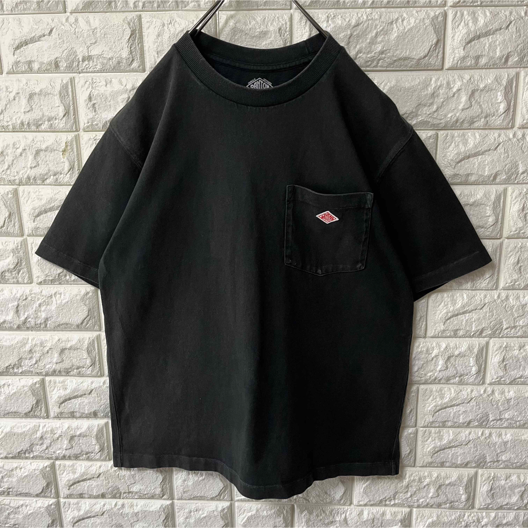 【DANTON】ダントン S/S Tee ポケット ポケT ワンポイントロゴ