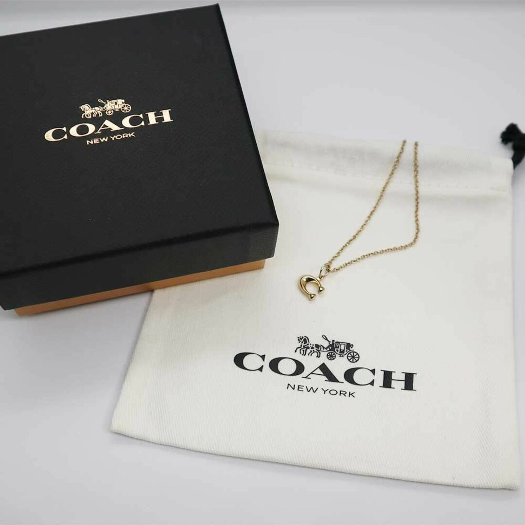 コーチ COACH ネックレス ペンダント スターター チャーム ゴールド