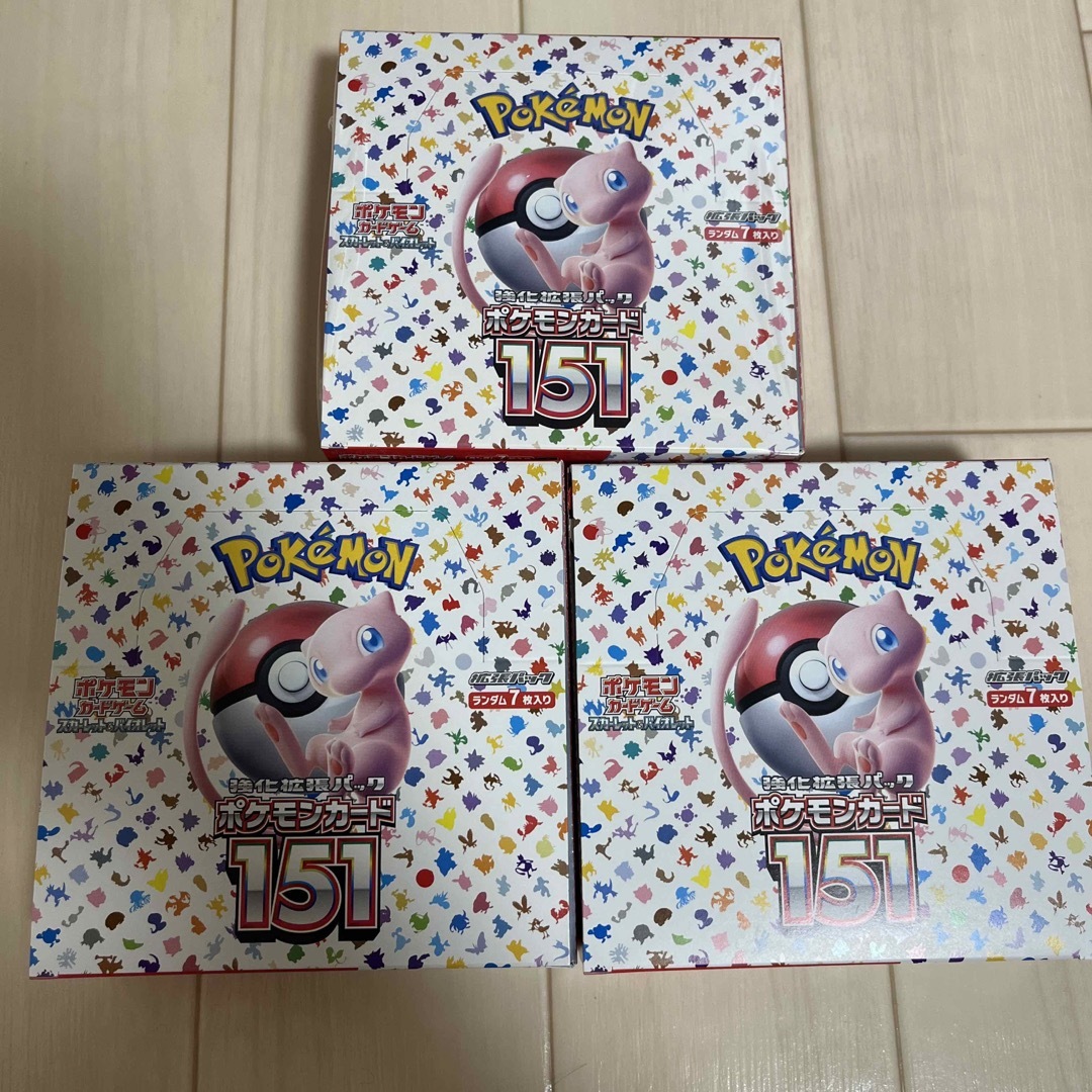 ポケモンカード151 1BOX シュリンクなし 3ボックス - www.bangplanak.com