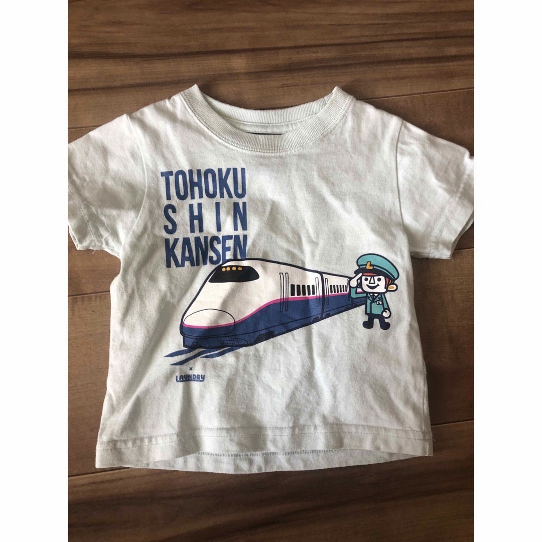 LAUNDRY(ランドリー)のlaundry ランドリー　東北新幹線　Tシャツ 90cm キッズ/ベビー/マタニティのキッズ服男の子用(90cm~)(Tシャツ/カットソー)の商品写真