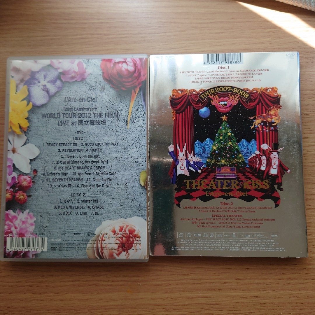 L'Arc～en～Ciel(ラルクアンシエル)のラルク　DVD　２点セット　20th L'Anniversary　国立　hyde エンタメ/ホビーのDVD/ブルーレイ(ミュージック)の商品写真