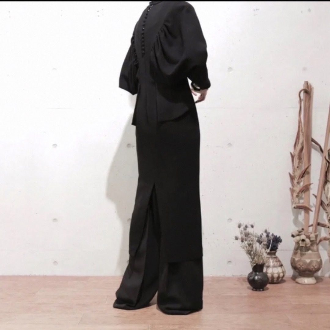 Mame Back Volume Peplum Dress | www.gamescaxas.com