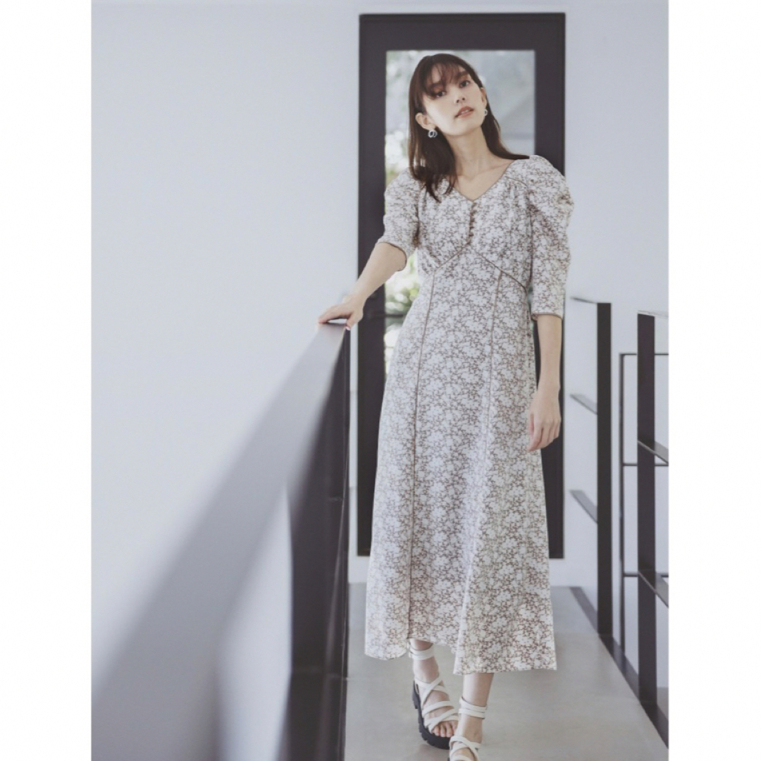 SNIDEL】Sustainableバリエプリントワンピース - ロングワンピース