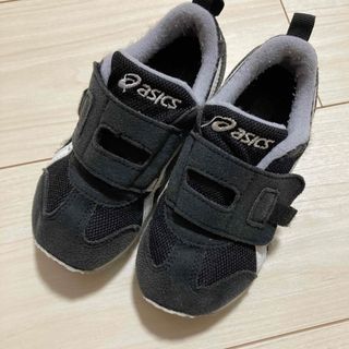 アシックス(asics)のasics キッズシューズ　16.5cm ブラック(スニーカー)