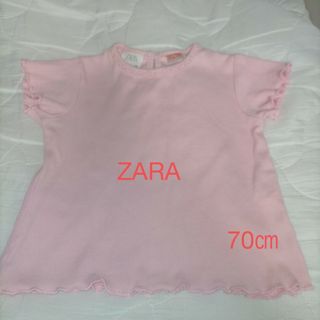 ザラキッズ(ZARA KIDS)のZARA　女の子70㌢　トップス(シャツ/カットソー)