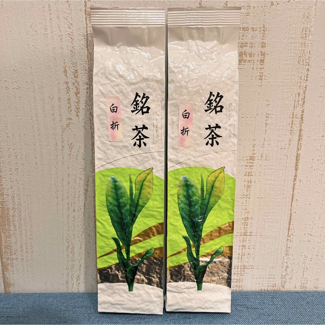 【即日発送】八女茶 お茶 緑茶 茶葉 高級煎茶 茎茶 白折【匿名配送】 食品/飲料/酒の飲料(茶)の商品写真