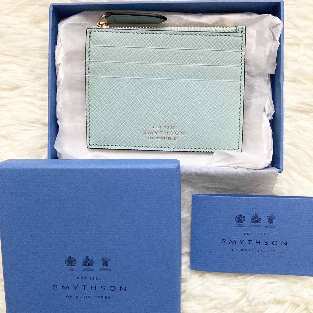 Smythson - 【未使用品】スマイソン Panamaレザー6カードコインパース