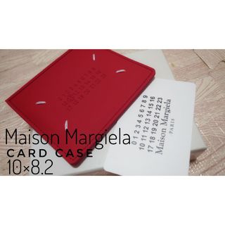 マルタンマルジェラ(Maison Martin Margiela)の【新品未使用】Maison Margiela☆カードケース☆レッドレザー(名刺入れ/定期入れ)