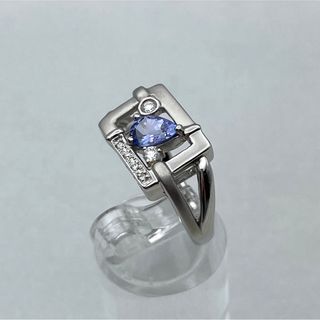 pt900 タンザナイト0.62ct ダイヤ0.1ct リングの通販 by Am's shop|ラクマ