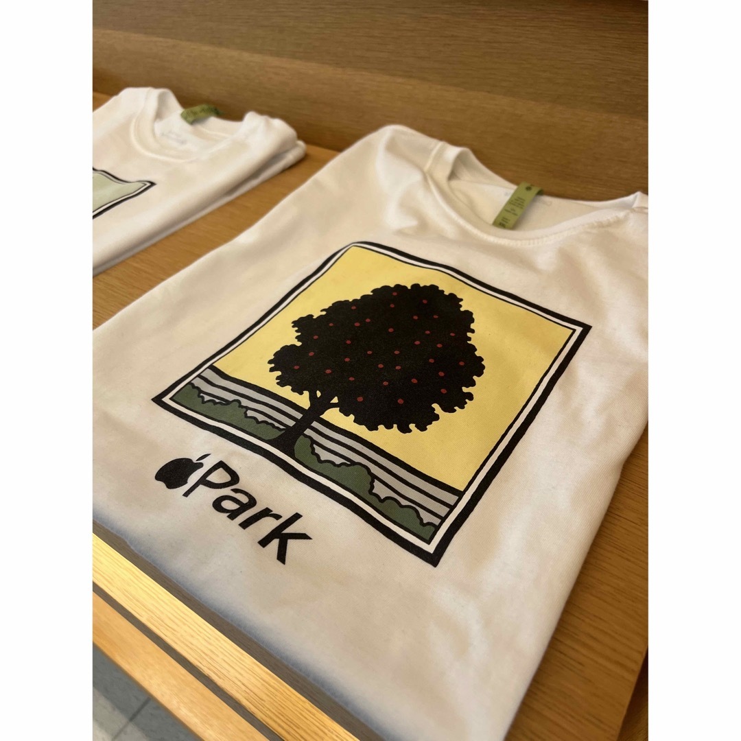 【未使用品】米国apple本社限定 Tシャツ apple logo XL