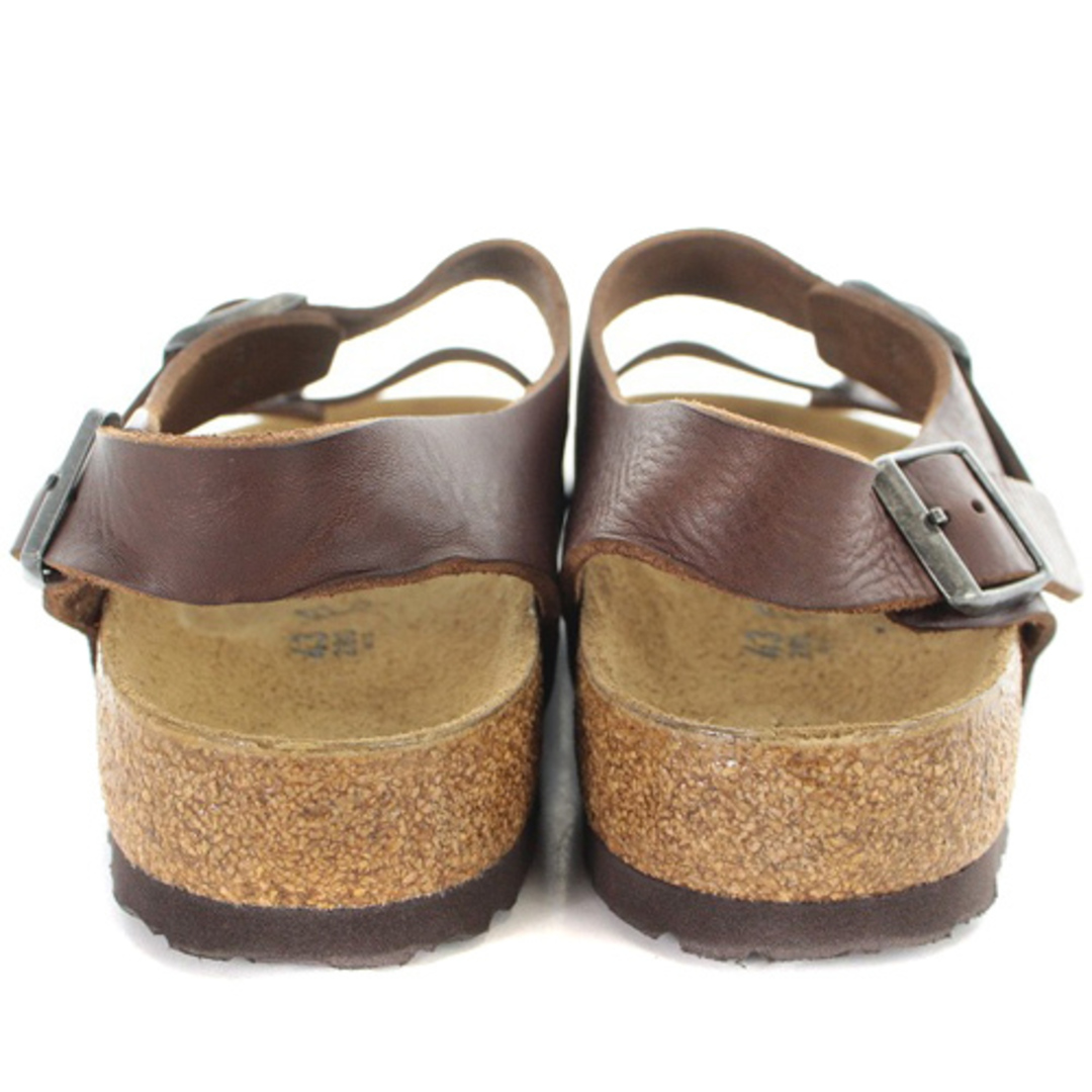 BIRKENSTOCK(ビルケンシュトック)のビルケンシュトック サンダル ストラップ レザー 28cm 茶色 メンズの靴/シューズ(サンダル)の商品写真