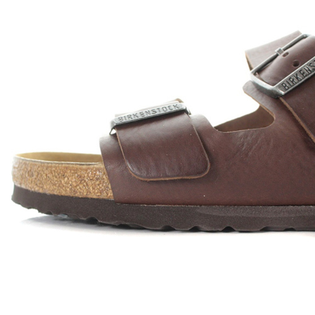 BIRKENSTOCK(ビルケンシュトック)のビルケンシュトック サンダル ストラップ レザー 28cm 茶色 メンズの靴/シューズ(サンダル)の商品写真