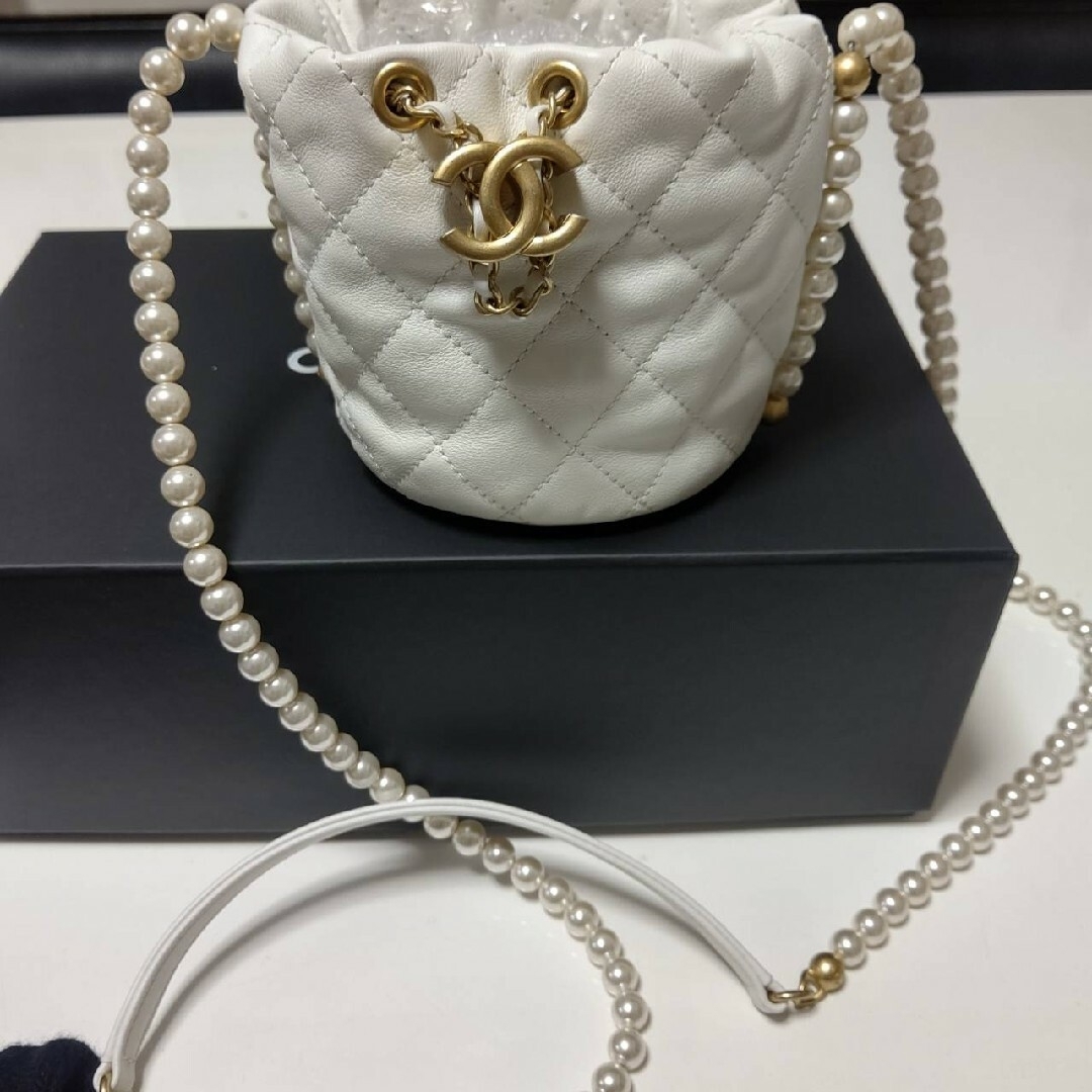 ♡CHANEL????パール????ミニバケットバック????