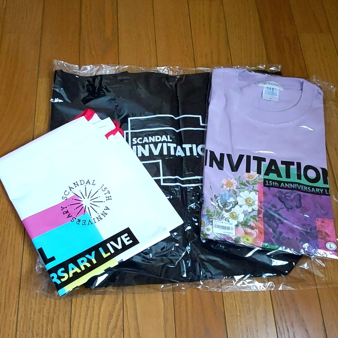 SCANDAL INVITATION グッズ Tシャツ トートバッグ ショッパー