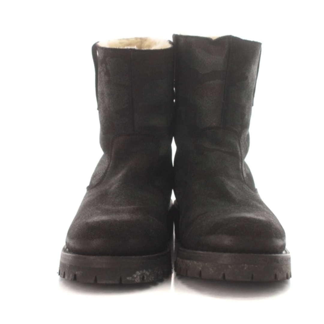 caminando BOYCOTT ショートブーツ カモフラ 8 25cm 黒 メンズの靴/シューズ(ブーツ)の商品写真