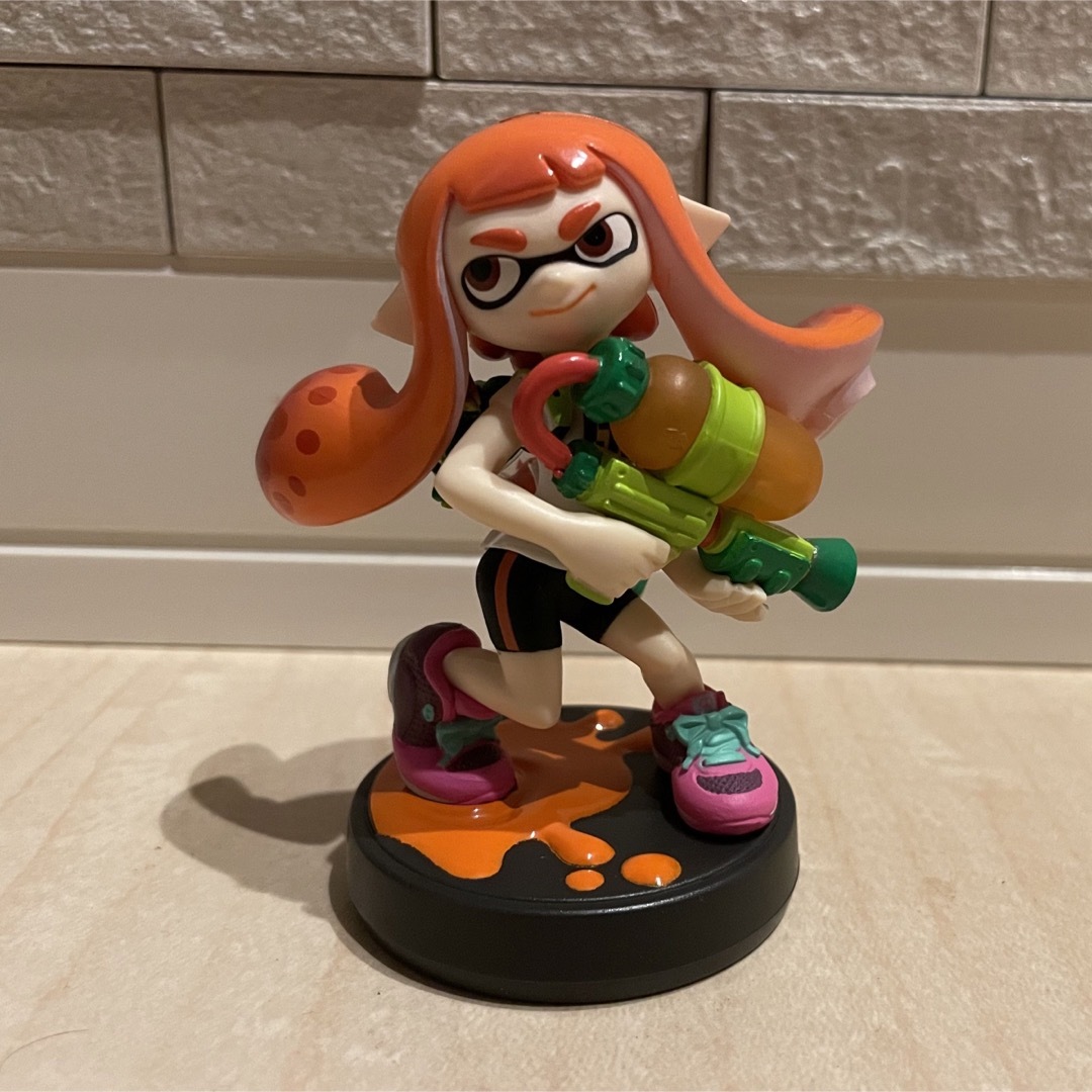 任天堂(ニンテンドウ)のamiibo スプラトゥーンシリーズ　ガール　オレンジ　アミーボ エンタメ/ホビーのフィギュア(ゲームキャラクター)の商品写真