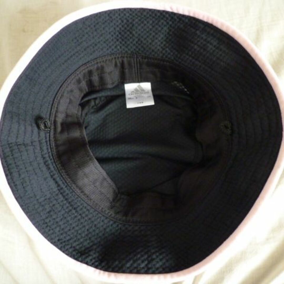 adidas(アディダス)の【要在庫確認】adidasアディダス　ハット　ブラック×ピンク レディースの帽子(ハット)の商品写真