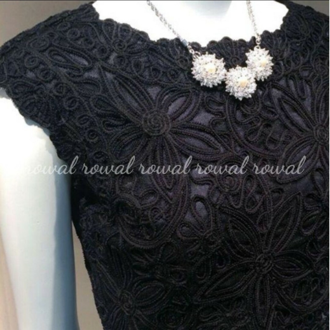◇定価5.8万円 ANAYI アナイ 刺繍タックワンピース ドレス 38◇ ◇定価5.8万円 ANAYI アナイ 刺繍タックワンピース ドレス 38◇