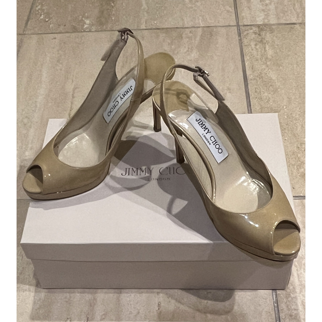 JIMMY CHOO バックストラップサンダル