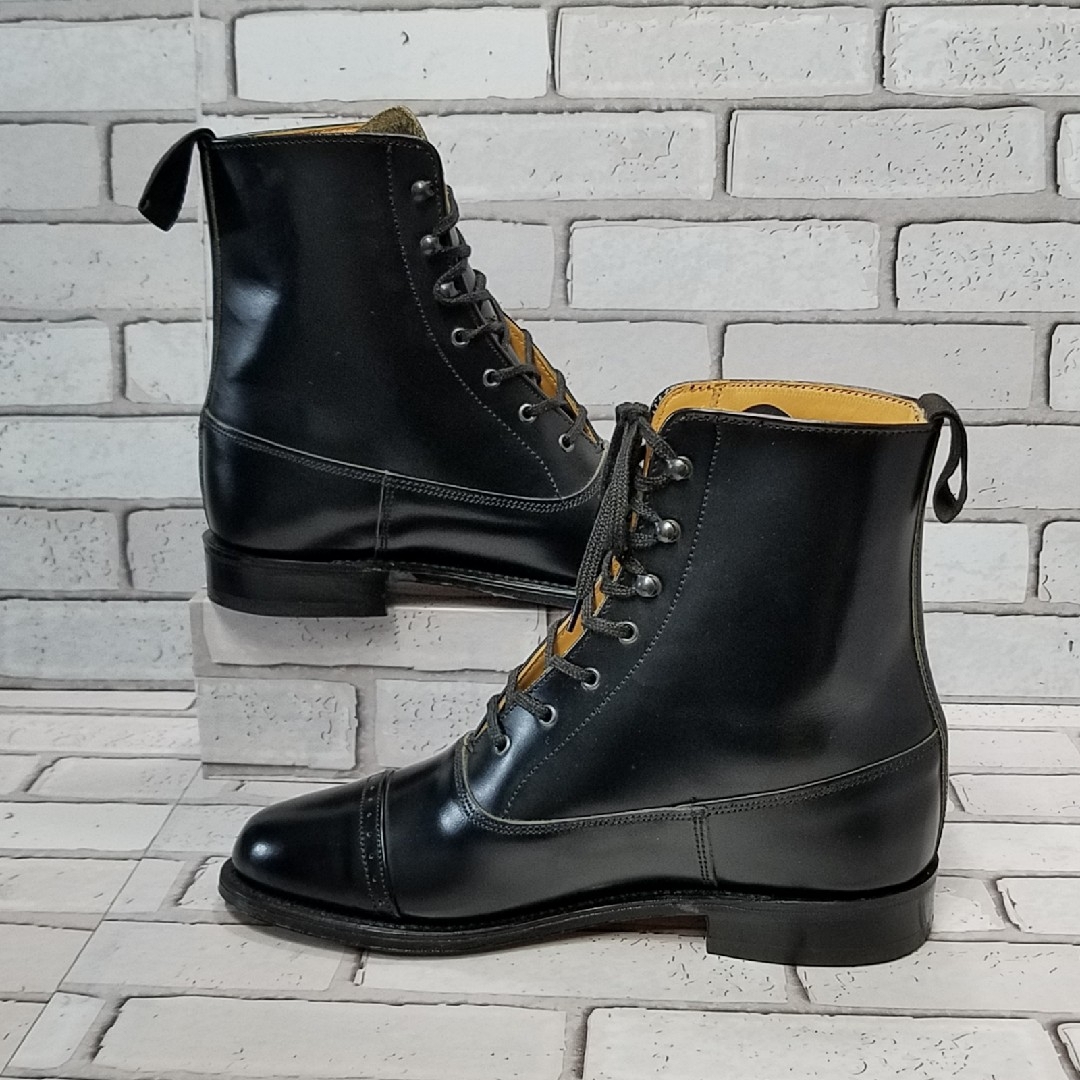 lady brighton】レースアップブーツ ミリタリー ドレス 内羽根式の通販