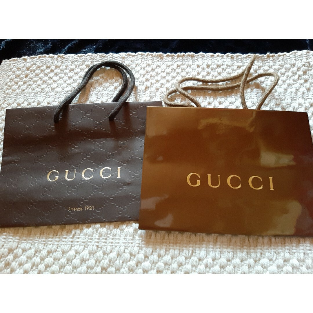 Gucci - 【お値下げ致しました！】GUCCI ショップ袋 2点セットの通販