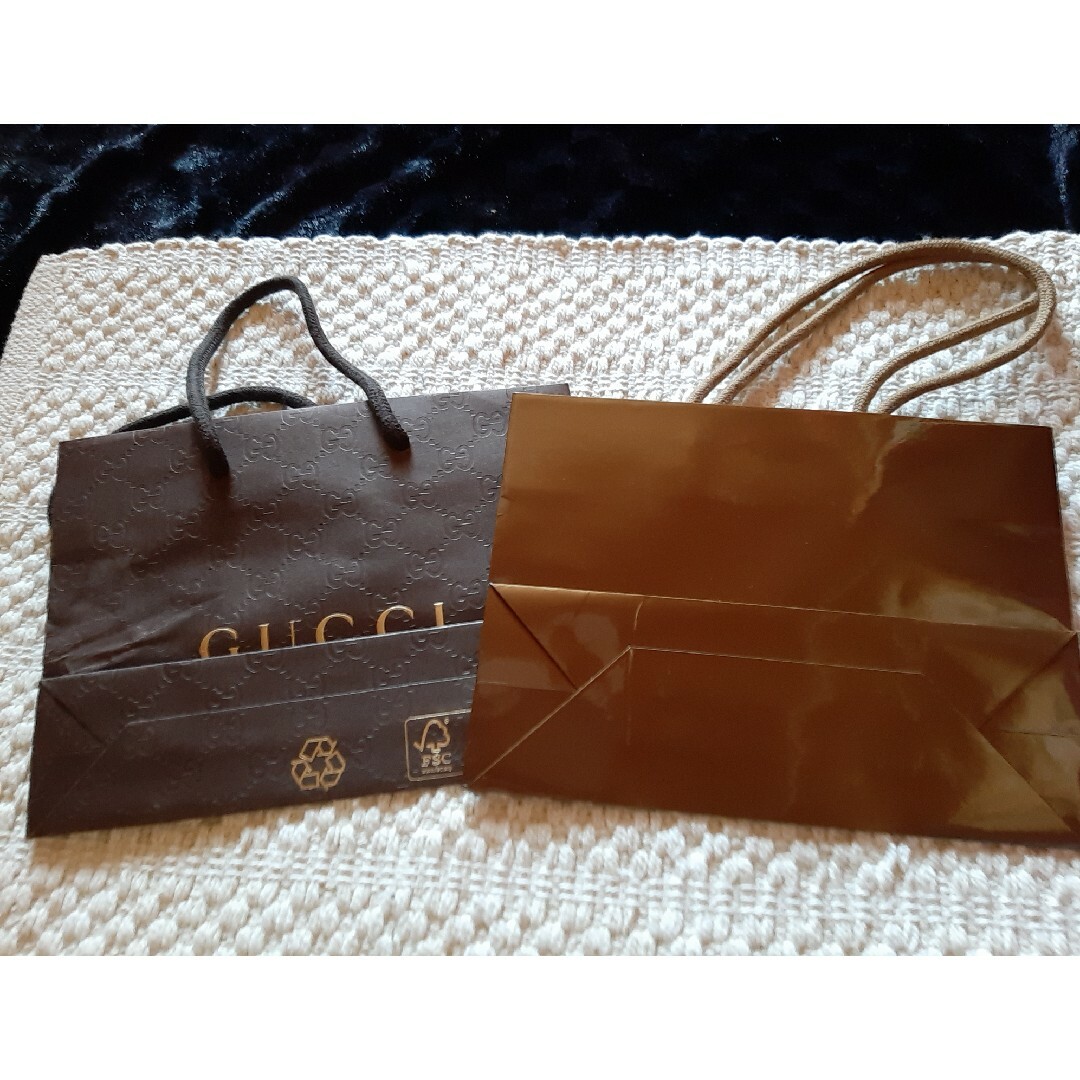 Gucci - 【お値下げ致しました！】GUCCI ショップ袋 2点セットの通販