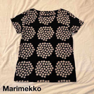 マリメッコ(marimekko)のマリメッコ　プケッティ　黒　Tシャツ(Tシャツ(半袖/袖なし))