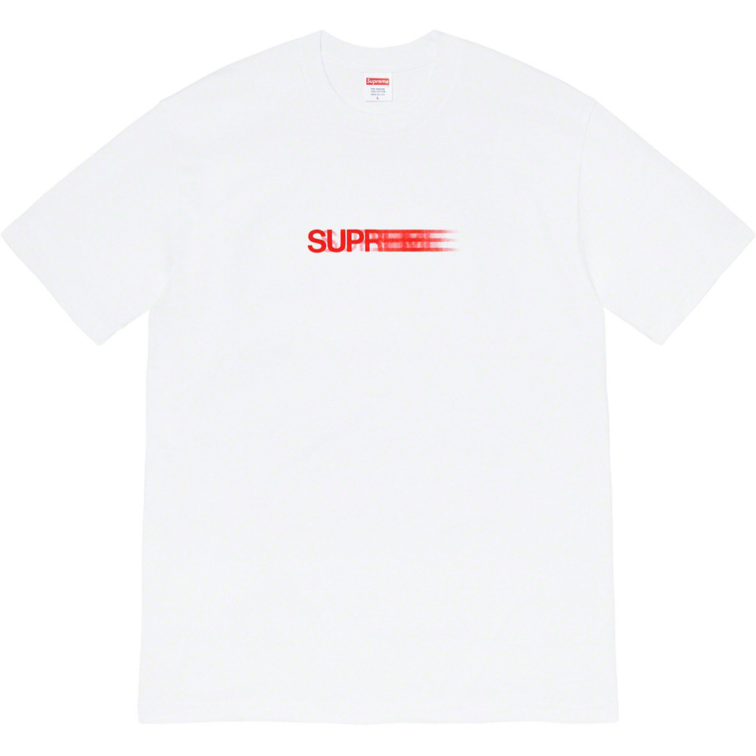 未開封 XL Supreme Motion Logo Tee Ash WhiteSup - Tシャツ ...