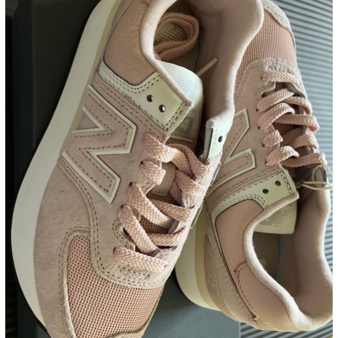 new balance WL574ZAC 厚底スニーカー【25cm】