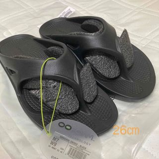 ウーフォス(OOFOS)のOofos Ooriginal Black 26cm(サンダル)