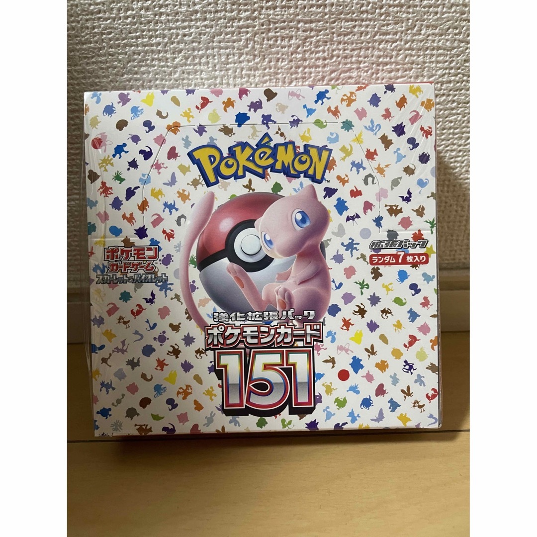 ポケモンカード151ボックス 1box シュリンク付き 新品未開封