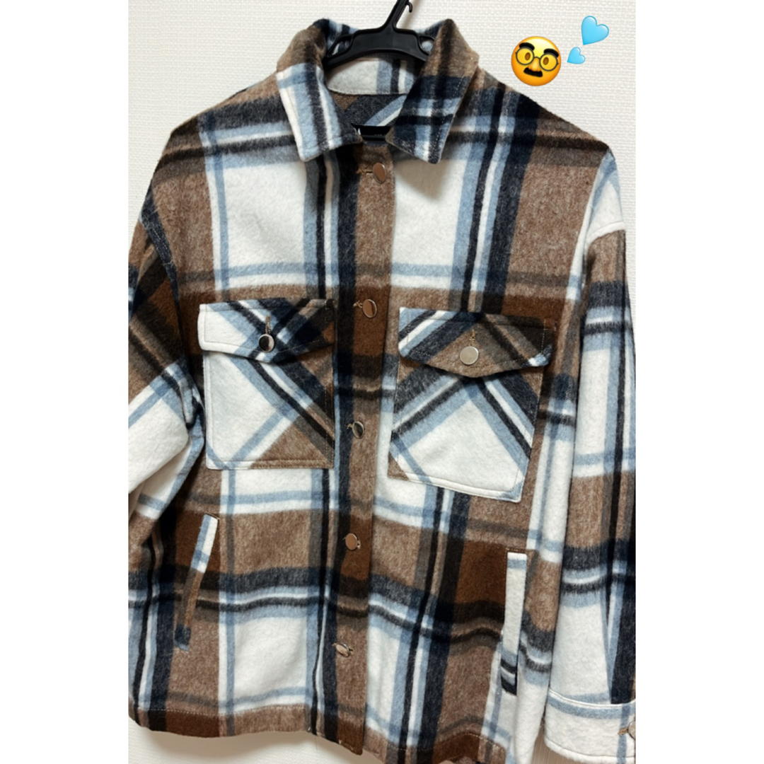 ZARA(ザラ)のZARA チェックシャツジャケット レディースのジャケット/アウター(その他)の商品写真