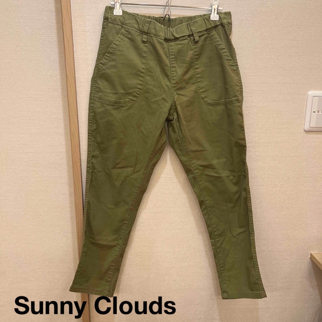 Sunny clouds（FELISSIMO）(サニークラウズ)のサニークラウズ　フェリシモ　カーキ　パンツ レディースのパンツ(カジュアルパンツ)の商品写真