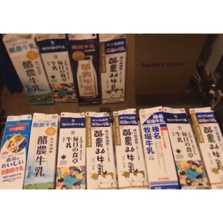 牛乳パック  12本  未解体(その他)