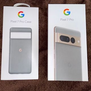 【新品】Google Pixel7 Pro Hazel 128GB 純正ケース付