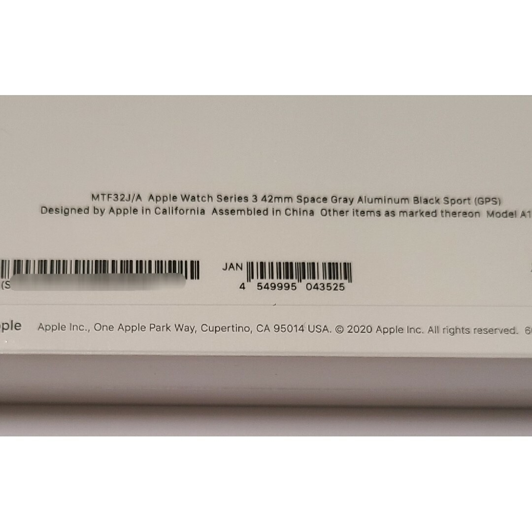 Apple Watch - Apple Watch Series3 MTF32J/A 新品未開封の通販 by