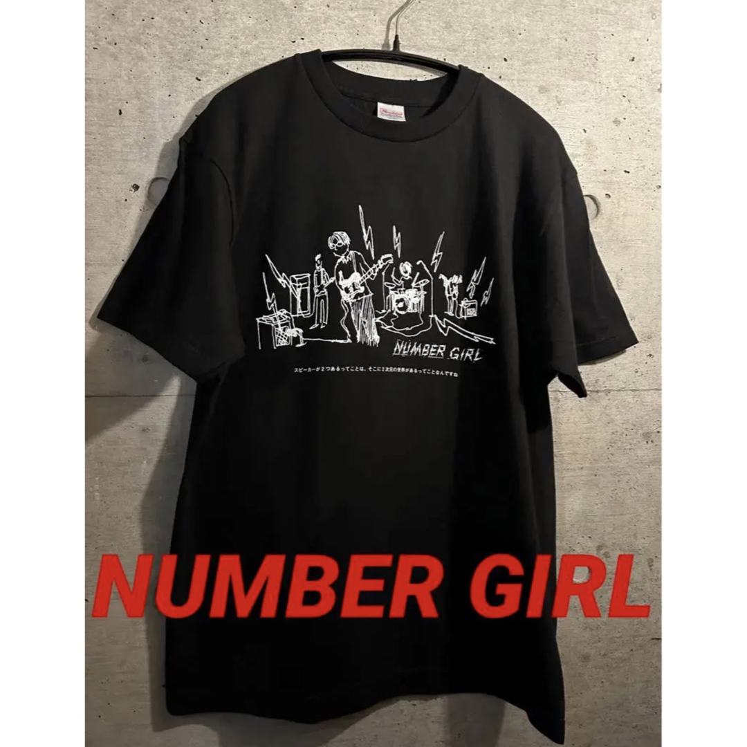 NUMBER GIRL ナンバーガール Tシャツ 新品 L ガギギギドガガガガ