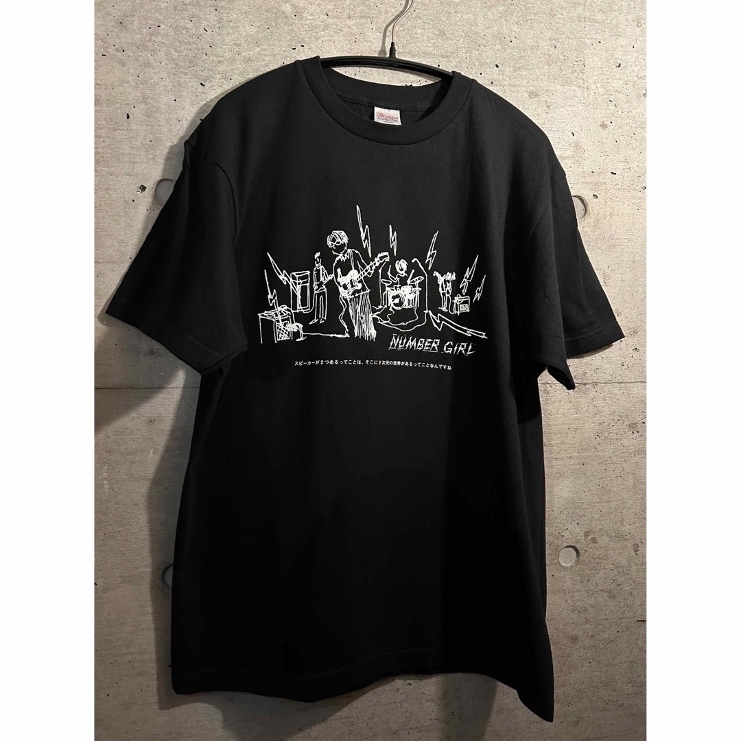 NUMBER GIRL ナンバーガール Tシャツ 新品 L ガギギギドガガガガ