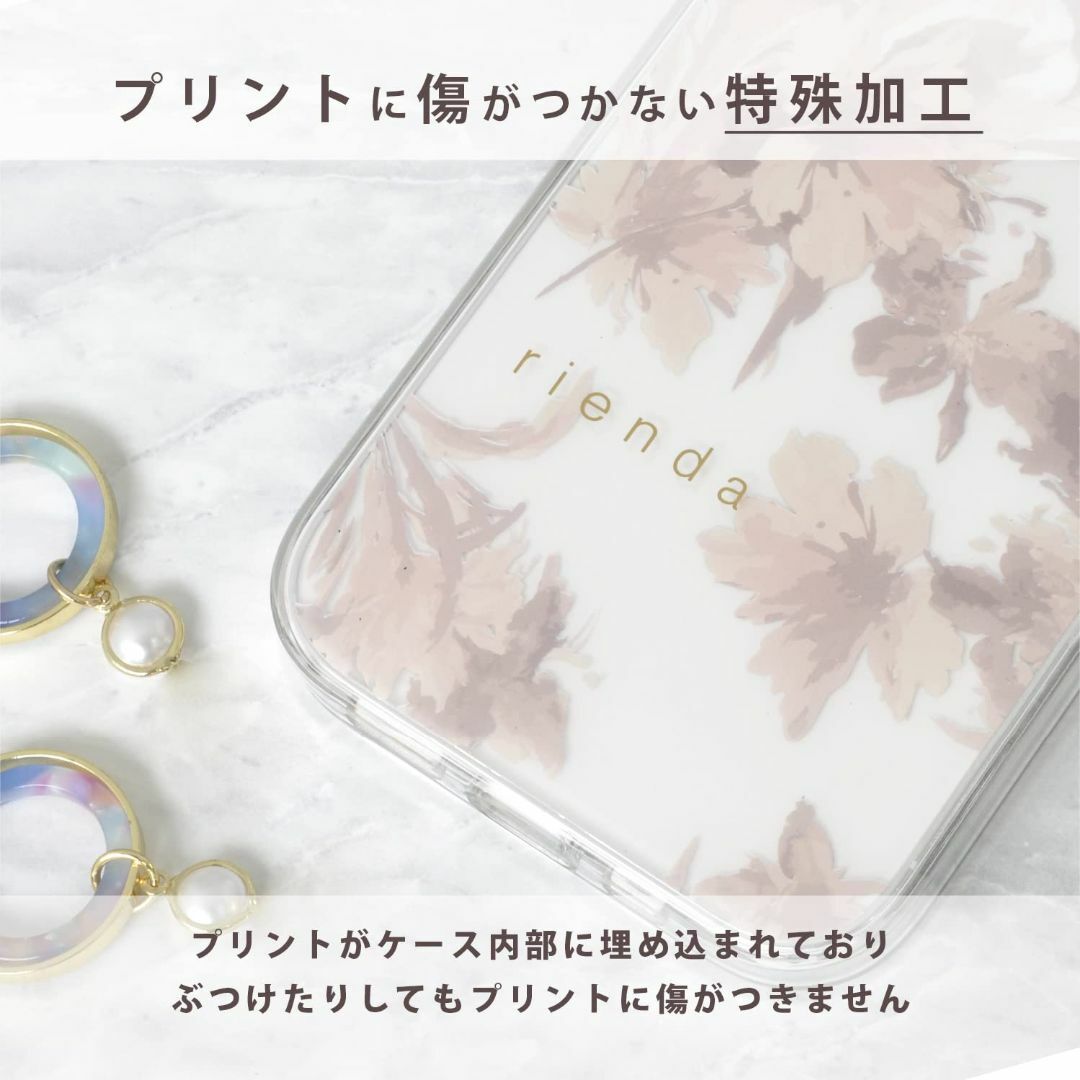 【色: くすみピンク】【 rienda 正規品 】 iPhone14 iPhon 2