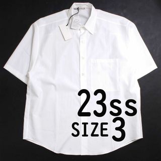 オーラリー(AURALEE)の23ss 新品 AURALEE BIG HALF SLEEVED SHIRT 3(シャツ)