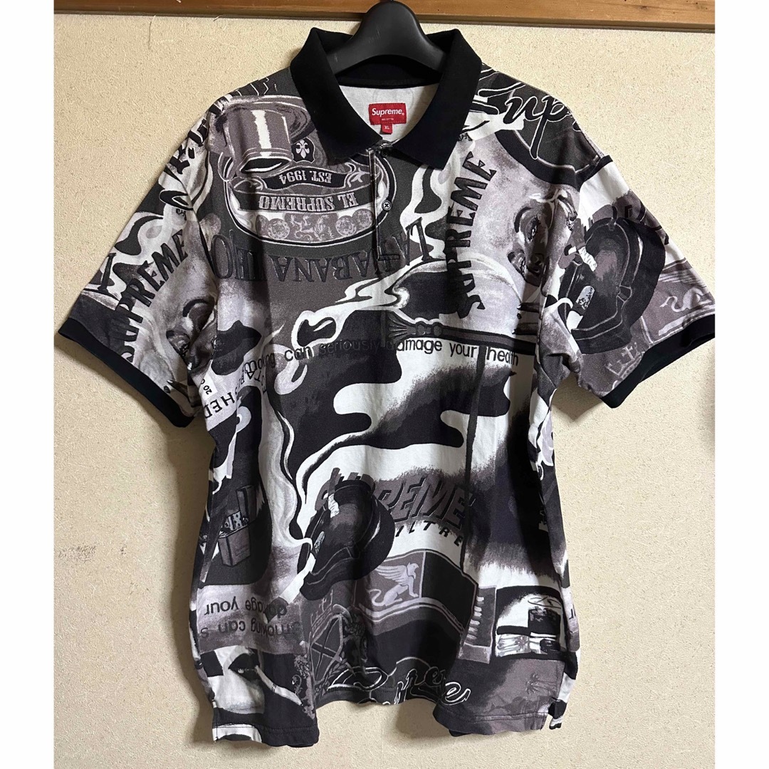 Supreme filtre polo shirt XL