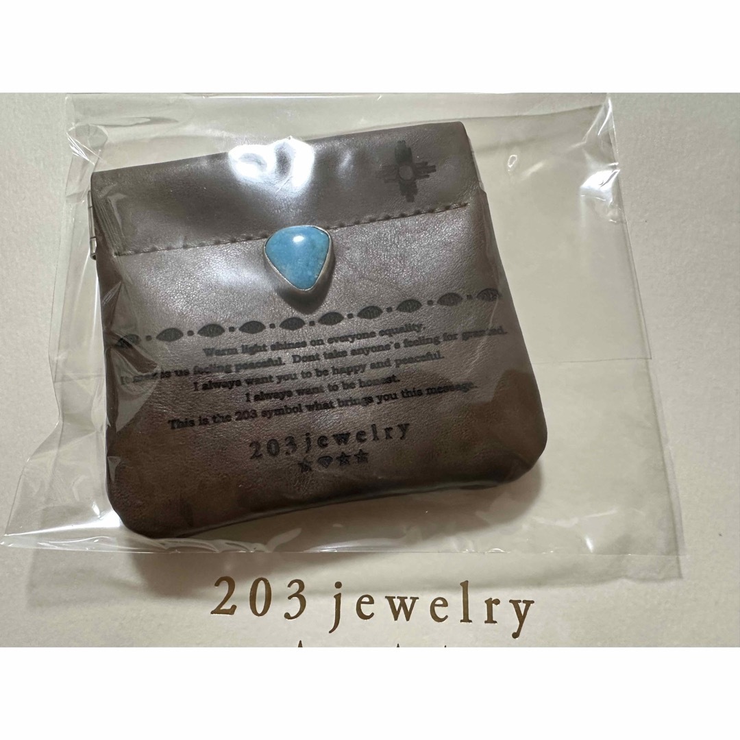 203 Jewelry コインケース ジュエリーケース ターコイズ