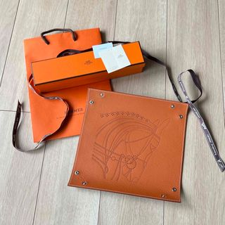 HERMESエルメス ヴィド・ポッシュ レザートレー 馬柄 最新B刻印!新品