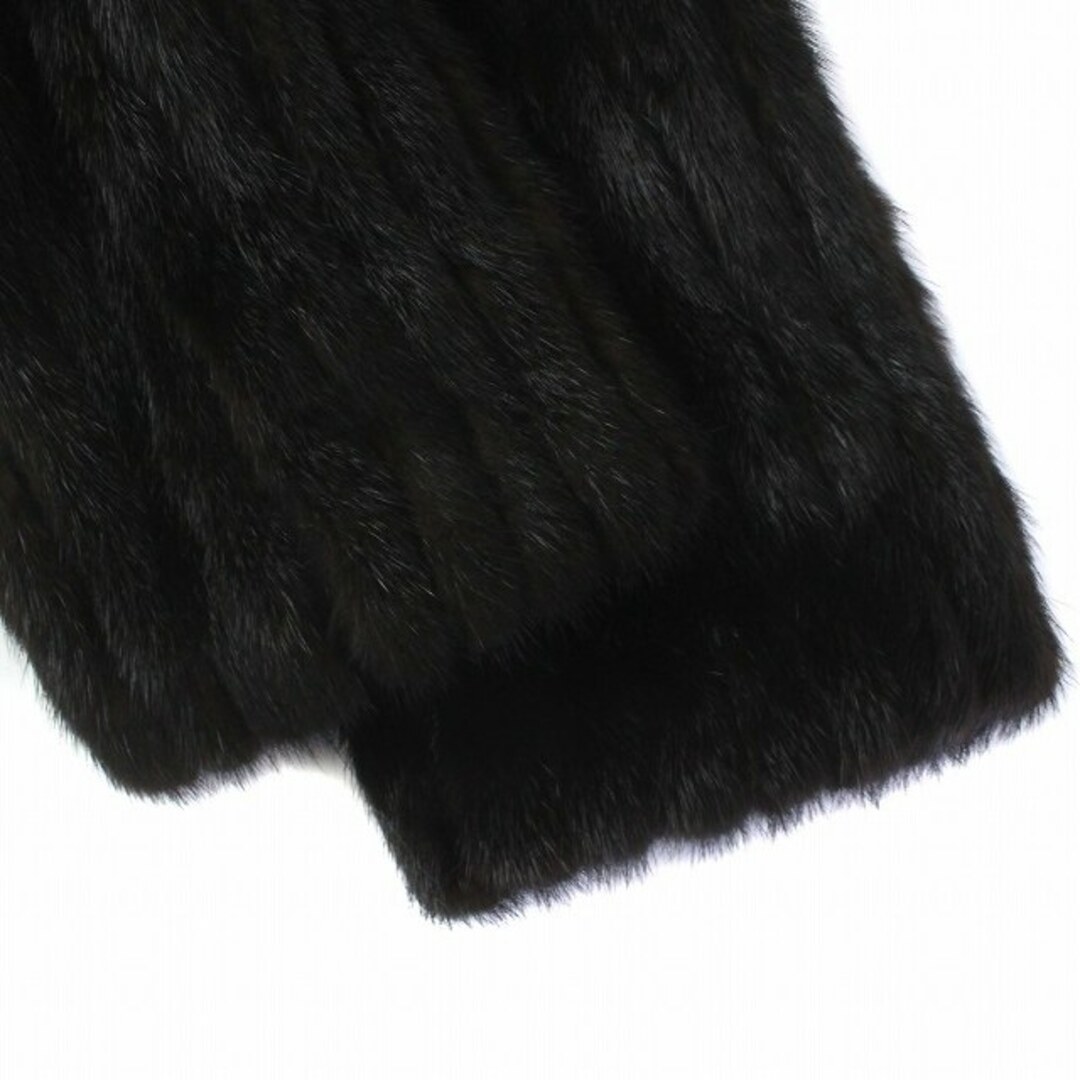 PALODY 毛皮コート ファー ミンク ロング 大きいサイズ 13 LL 茶色
