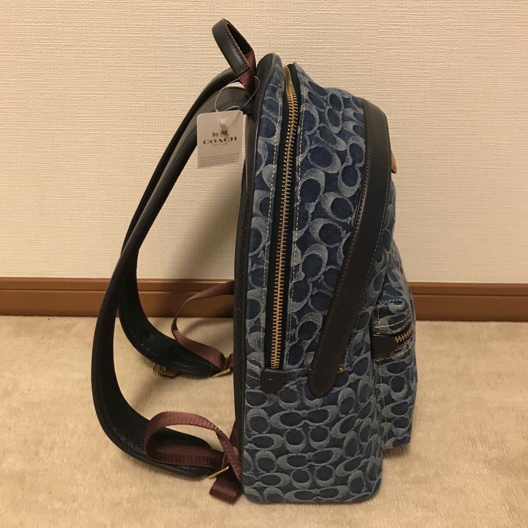 22日限定★coachコーチ デニムシグネチャー パック オーガニックコットン